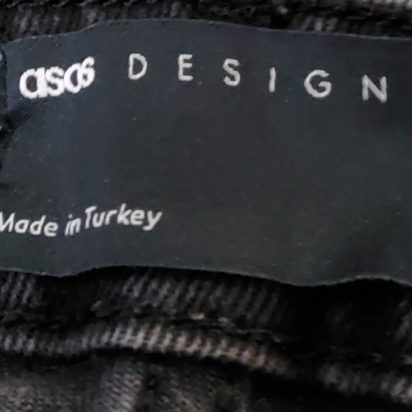 Asos Black washed Jean's LJNS011 - Picture 3 of 5